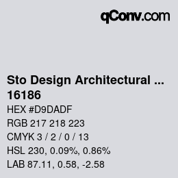 Code couleur: Sto Design Architectural Colours - 16186 | qconv.com