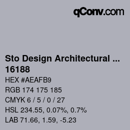 Code couleur: Sto Design Architectural Colours - 16188 | qconv.com