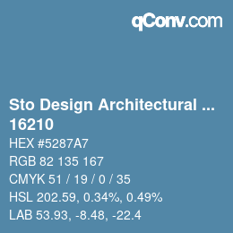 Farbcode: Sto Design Architectural Colours - 16210 | qconv.com