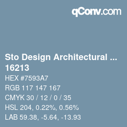 Código de color: Sto Design Architectural Colours - 16213 | qconv.com