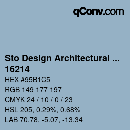 Farbcode: Sto Design Architectural Colours - 16214 | qconv.com