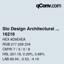 カラーコード: Sto Design Architectural Colours - 16216 | qconv.com