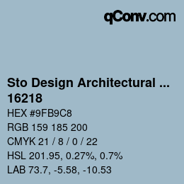 Farbcode: Sto Design Architectural Colours - 16218 | qconv.com