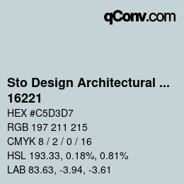 Código de color: Sto Design Architectural Colours - 16221 | qconv.com