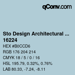 カラーコード: Sto Design Architectural Colours - 16224 | qconv.com