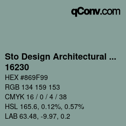 Code couleur: Sto Design Architectural Colours - 16230 | qconv.com