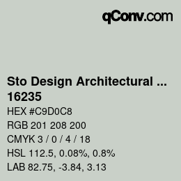 Código de color: Sto Design Architectural Colours - 16235 | qconv.com