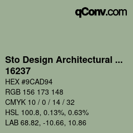 Farbcode: Sto Design Architectural Colours - 16237 | qconv.com