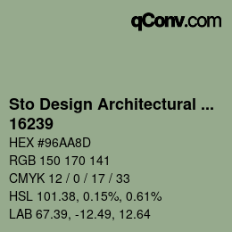 Farbcode: Sto Design Architectural Colours - 16239 | qconv.com