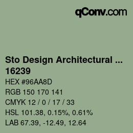 Código de color: Sto Design Architectural Colours - 16239 | qconv.com