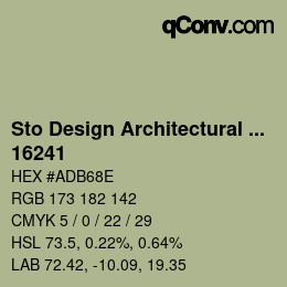 カラーコード: Sto Design Architectural Colours - 16241 | qconv.com