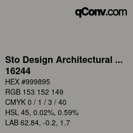 Code couleur: Sto Design Architectural Colours - 16244 | qconv.com