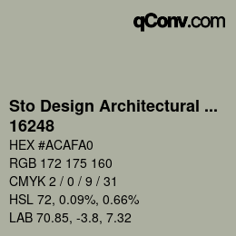 Code couleur: Sto Design Architectural Colours - 16248 | qconv.com