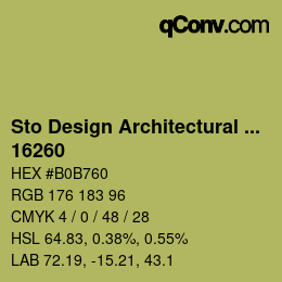 Farbcode: Sto Design Architectural Colours - 16260 | qconv.com