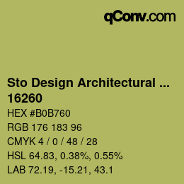 Farbcode: Sto Design Architectural Colours - 16260 | qconv.com