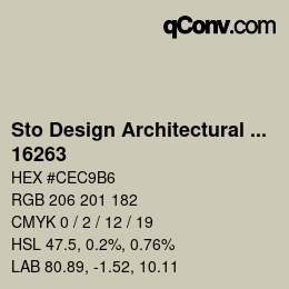 Code couleur: Sto Design Architectural Colours - 16263 | qconv.com