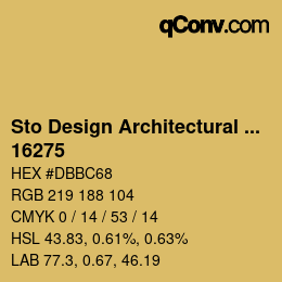 Farbcode: Sto Design Architectural Colours - 16275 | qconv.com