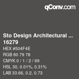 Code couleur: Sto Design Architectural Colours - 16279 | qconv.com