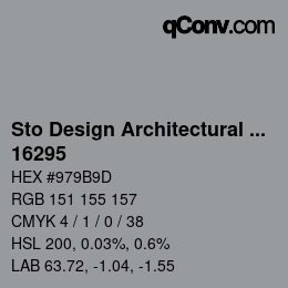 カラーコード: Sto Design Architectural Colours - 16295 | qconv.com