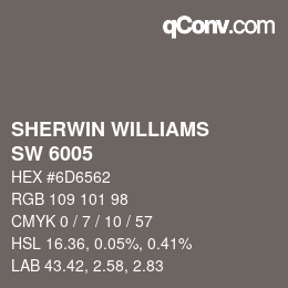 カラーコード: SHERWIN WILLIAMS<br>SW 6005 - Folkstone | qconv.com