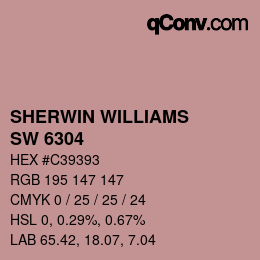颜色代码: SHERWIN WILLIAMS<br>SW 6304 - Pressed Flower | qconv.com