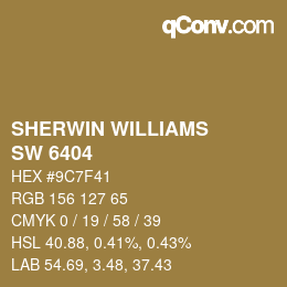 颜色代码: SHERWIN WILLIAMS<br>SW 6404 - Grandiose | qconv.com