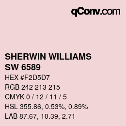 カラーコード: SHERWIN WILLIAMS<br>SW 6589 - Alyssum | qconv.com