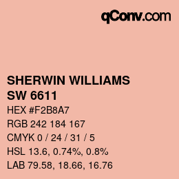 カラーコード: SHERWIN WILLIAMS<br>SW 6611 - Jovial | qconv.com