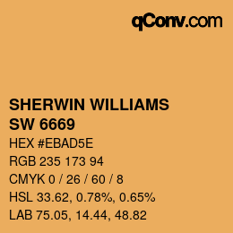 Color code: SHERWIN WILLIAMS<br>SW 6669 - Yarrow | qconv.com