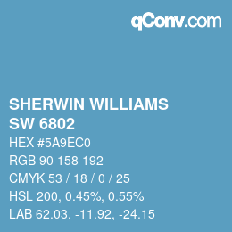 カラーコード: SHERWIN WILLIAMS<br>SW 6802 - Jacaranda | qconv.com