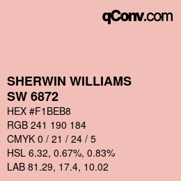 カラーコード: SHERWIN WILLIAMS<br>SW 6872 - Gaiety | qconv.com