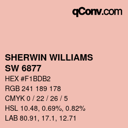 颜色代码: SHERWIN WILLIAMS<br>SW 6877 - Inner Child | qconv.com