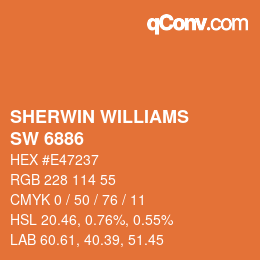 Farbcode: SHERWIN WILLIAMS<br>SW 6886 - Invigorate | qconv.com