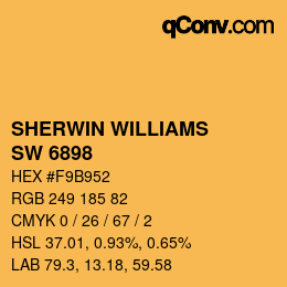 カラーコード: SHERWIN WILLIAMS<br>SW 6898 - Social Butterfly | qconv.com