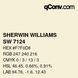 颜色代码: SHERWIN WILLIAMS<br>SW 7124 - Crescent Moon | qconv.com