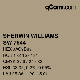 カラーコード: SHERWIN WILLIAMS<br>SW 7544 - Fenland | qconv.com