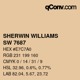 カラーコード: SHERWIN WILLIAMS<br>SW 7687 - August Moon | qconv.com