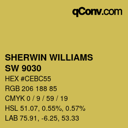 カラーコード: SHERWIN WILLIAMS<br>SW 9030 - Limón Fresco | qconv.com