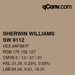 Farbcode: SHERWIN WILLIAMS<br>SW 9112 - Song Thrush | qconv.com