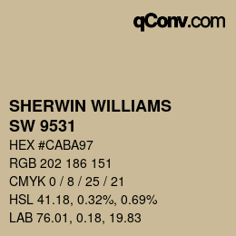 Color code: SHERWIN WILLIAMS<br>SW 9531 - Stone Guardians | qconv.com