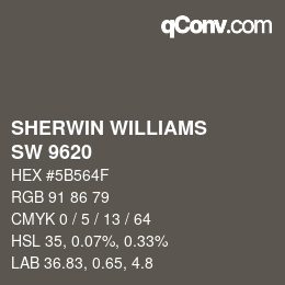 Color code: SHERWIN WILLIAMS<br>SW 9620 - Prelude | qconv.com