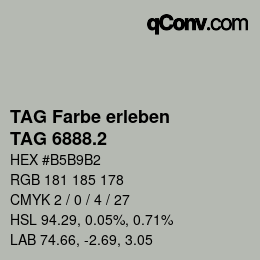 Farbcode: TAG Farbe erleben - TAG 6888.2 | qconv.com