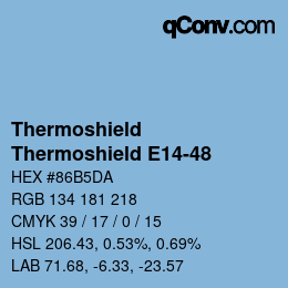 Farbcode: Thermoshield - Thermoshield E14-48 | qconv.com