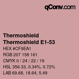 Farbcode: Thermoshield - Thermoshield E1-53 | qconv.com