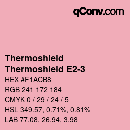 Farbcode: Thermoshield - Thermoshield E2-3 | qconv.com