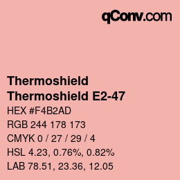 Farbcode: Thermoshield - Thermoshield E2-47 | qconv.com