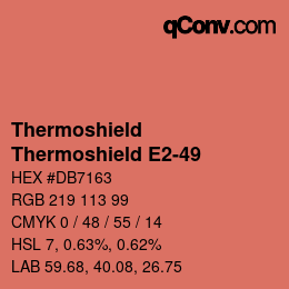 カラーコード: Thermoshield - Thermoshield E2-49 | qconv.com