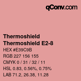 Farbcode: Thermoshield - Thermoshield E2-8 | qconv.com