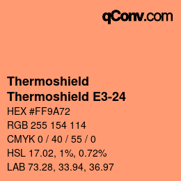 Color code: Thermoshield - Thermoshield E3-24 | qconv.com