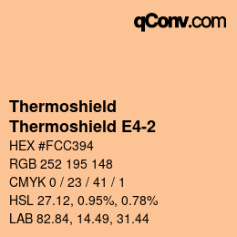 Color code: Thermoshield - Thermoshield E4-2 | qconv.com